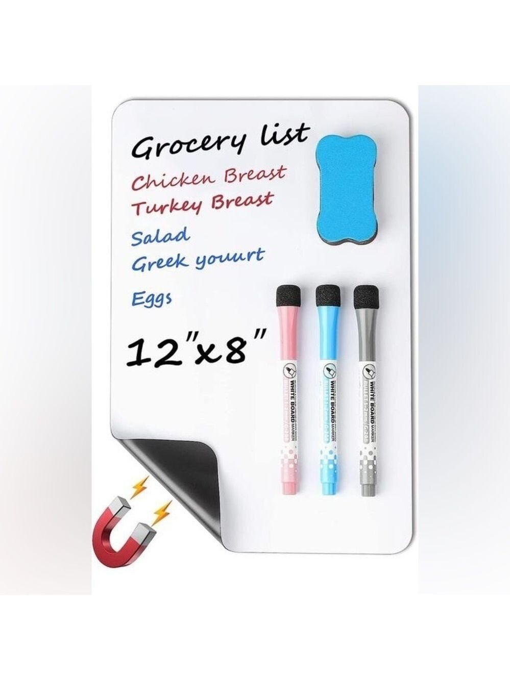 Magnetic Dry Erase Board Sheet with accessories- New in Box